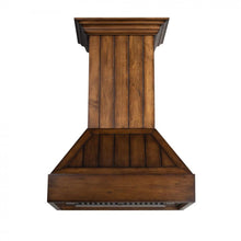 Load image into Gallery viewer, ZLINE Shiplap Wooden Wall Mount Range Hood in Rustic Light Finish - Includes Motor
