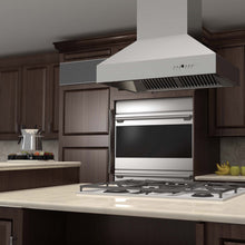 Load image into Gallery viewer, ZLINE Single Remote Blower Island Mount Range Hood in Stainless Steel