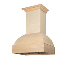 Load image into Gallery viewer, ZLINE Unfinished Wooden Wall Mount Range Hood - Includes Remote Blower