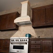 Load image into Gallery viewer, ZLINE Unfinished Wooden Wall Mount Range Hood - Includes Remote Blower