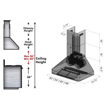 Load image into Gallery viewer, ZLINE Wall Mount Range Hood in Stainless Steel