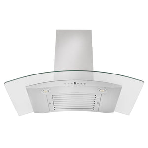 ZLINE Convertible Vent Wall Mount Range Hood in Stainless Steel & Glass