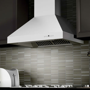 ZLINE Wall Mount Range Hood in Stainless Steel - Includes Remote Blower