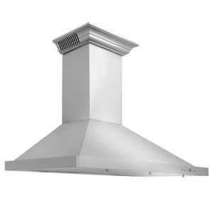 ZLINE Wall Mount Range Hood in Stainless Steel with Built-in CrownSound® Bluetooth Speakers