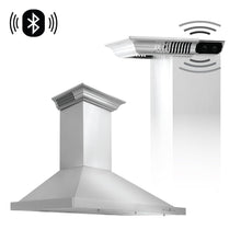 Load image into Gallery viewer, ZLINE Wall Mount Range Hood in Stainless Steel with Built-in CrownSound® Bluetooth Speakers