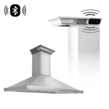Load image into Gallery viewer, ZLINE Wall Mount Range Hood in Stainless Steel with Built-in CrownSound® Bluetooth Speakers