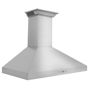 ZLINE Wall Mount Range Hood In Stainless Steel With Built-In CrownSound® Bluetooth Speakers