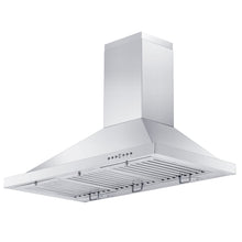 Load image into Gallery viewer, ZLINE Convertible Vent Wall Mount Range Hood in Stainless Steel with Crown Molding