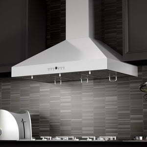 ZLINE Wall Mount Range Hood In Stainless Steel With Crown Molding (KL3CRN)