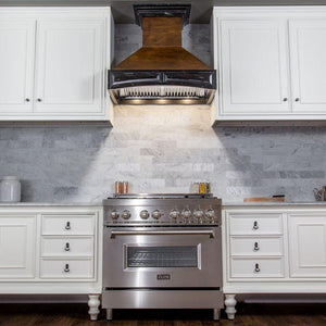 ZLINE Wooden Wall Mount Range Hood in Antigua and Walnut