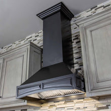 Load image into Gallery viewer, ZLINE Wooden Wall Mount Range Hood in Black - Includes Motor