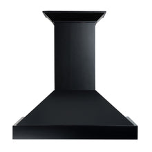 Load image into Gallery viewer, ZLINE Convertible Vent Wooden Wall Mount Range Hood in Black