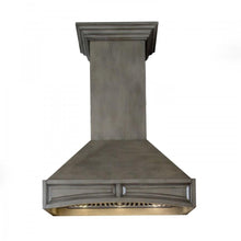 Load image into Gallery viewer, ZLINE Wooden Wall Mount Range Hood in Distressed Gray - Includes Motor