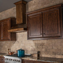 Load image into Gallery viewer, ZLINE Wooden Wall Mount Range Hood In Rustic Light Finish - Includes Motor